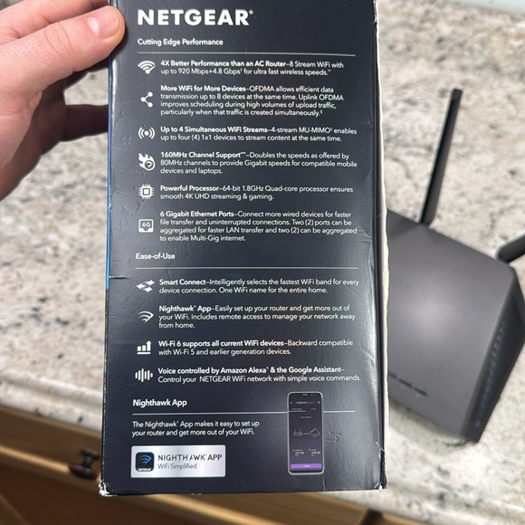 NETGEAR Nighthawk AX8 Wireless Router - Gray - Picture 5 of 6